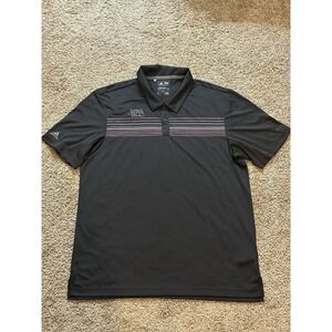 Men's Adidas Climacool Short Sleeve Golf Polo FLINTROCK FALLS - Large